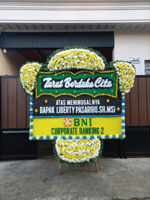 Papan Bunga Duka di Guntung Paikat