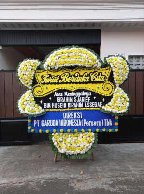 Papan Bunga Duka di Guntung Paikat